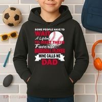 Favorite Baseball Player Kids Hoodie thumb 2
