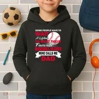 Favorite Baseball Player Kids Hoodie thumb 2