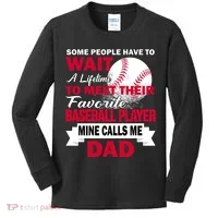 Favorite Baseball Player Kids Long Sleeve Shirt thumb 0
