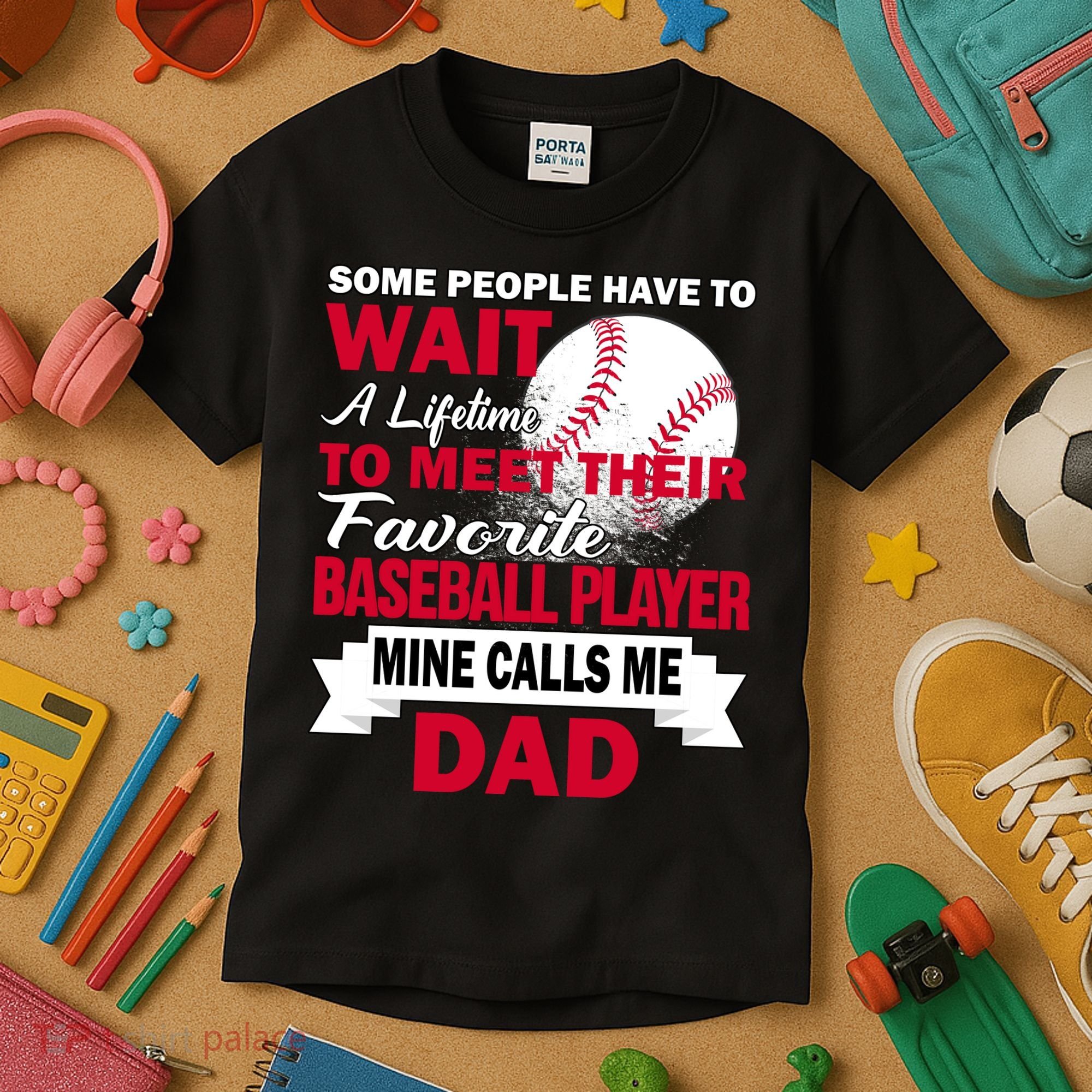 Favorite Baseball Player Kids T-Shirt