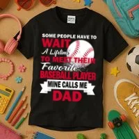 Favorite Baseball Player Kids T-Shirt thumb 3