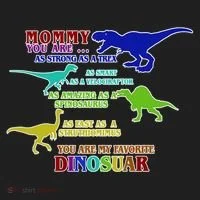 Favorite Dinosaur Mom Tumbler thumb 3