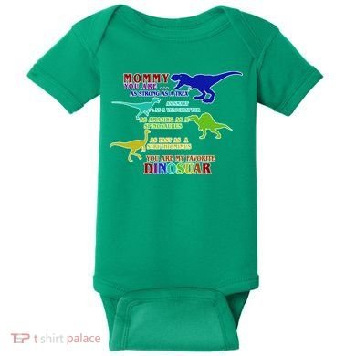 Favorite Dinosaur Mom Baby Bodysuit