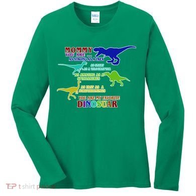 Favorite Dinosaur Mom Women's Long Sleeve Shirt