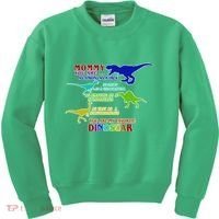 Favorite Dinosaur Mom Kids Sweatshirt thumb 0