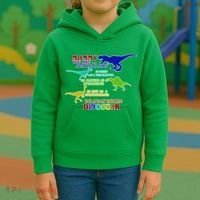 Favorite Dinosaur Mom Kids Hoodie thumb 3