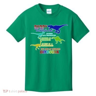 Favorite Dinosaur Mom Kids T-Shirt