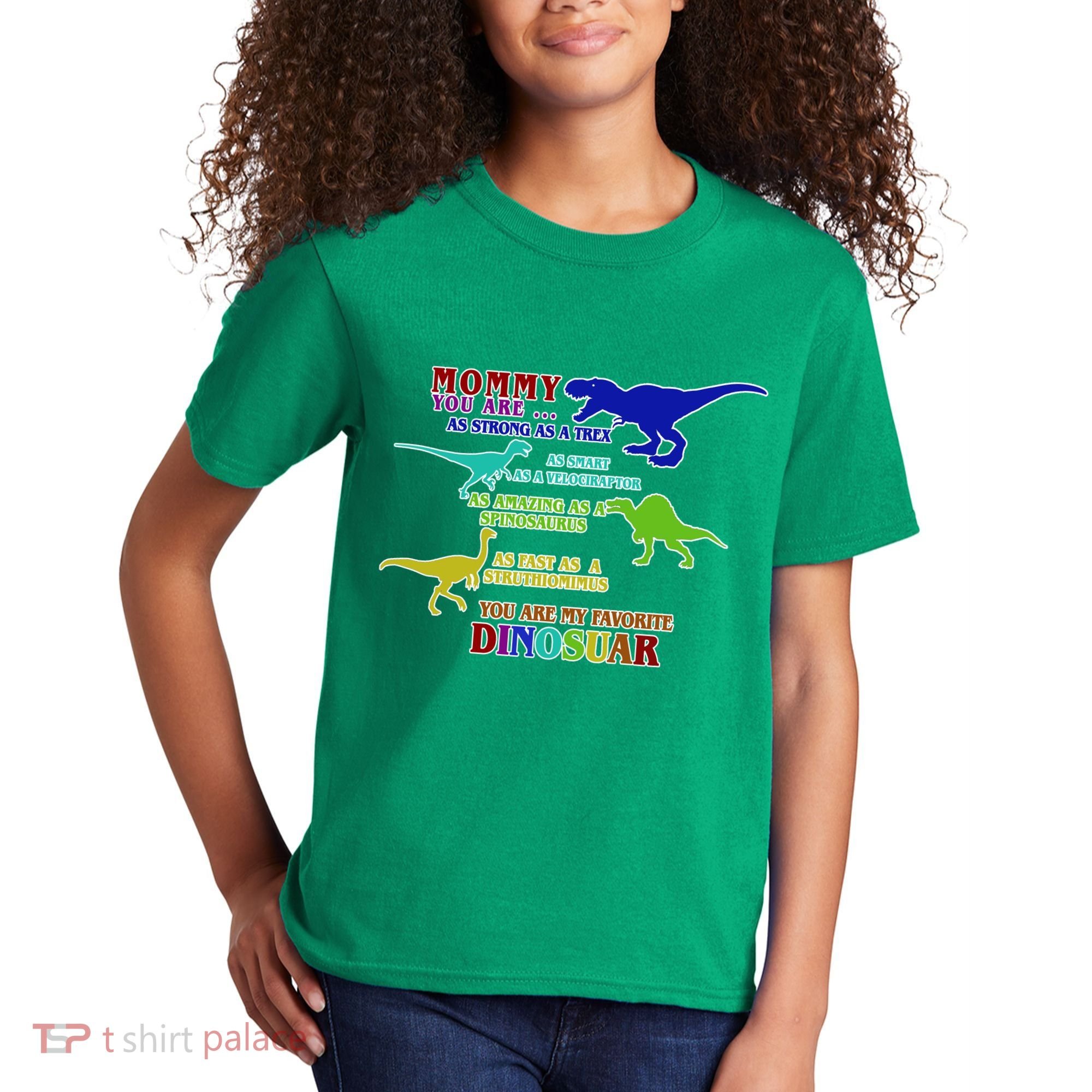 Favorite Dinosaur Mom Kids T-Shirt