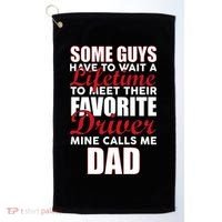 Favorite Driver Calls Me Dad Golf Towel thumb 0