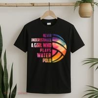 Funny A Who Play Water Polo Sports Lover T-Shirt thumb 2