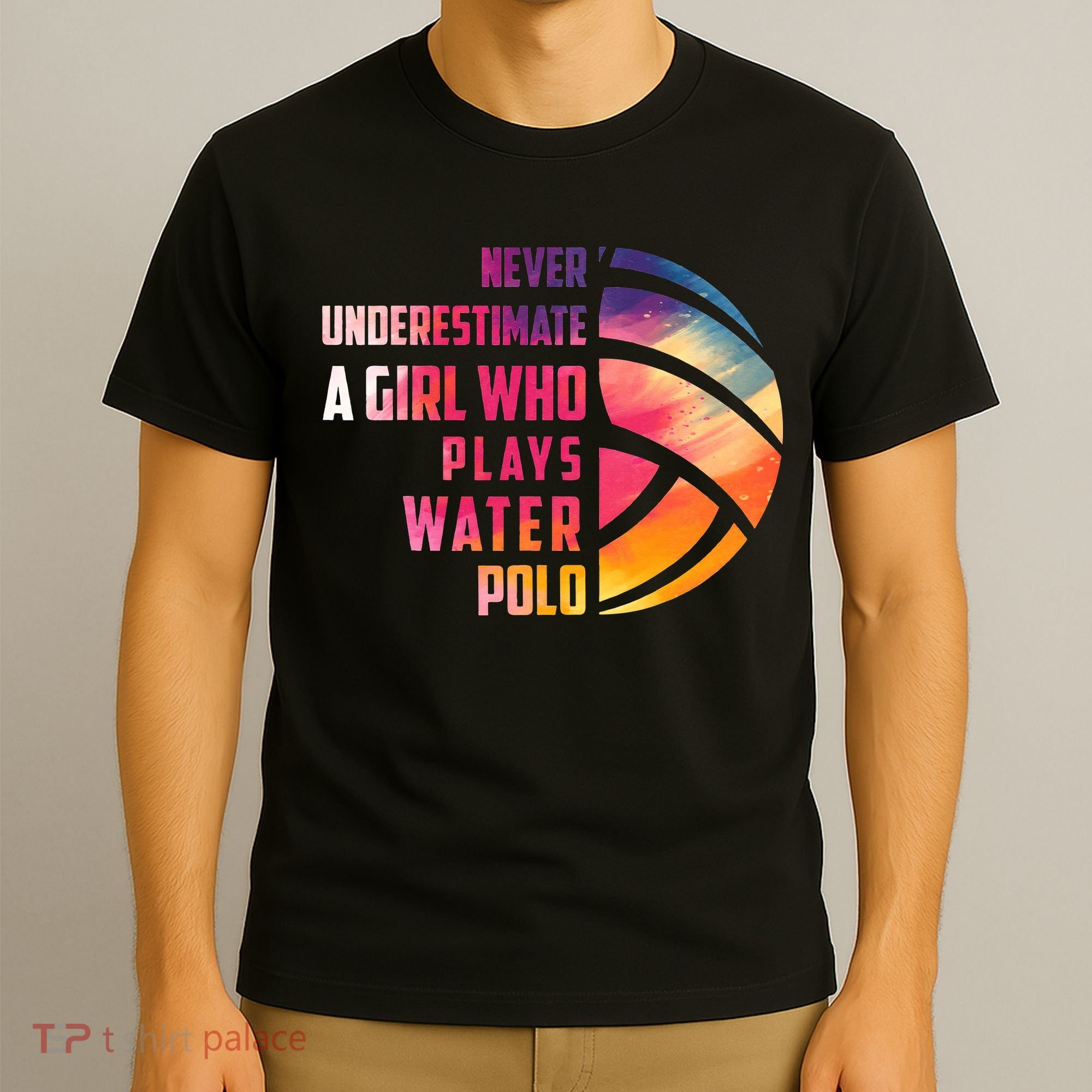 Funny A Who Play Water Polo Sports Lover T-Shirt