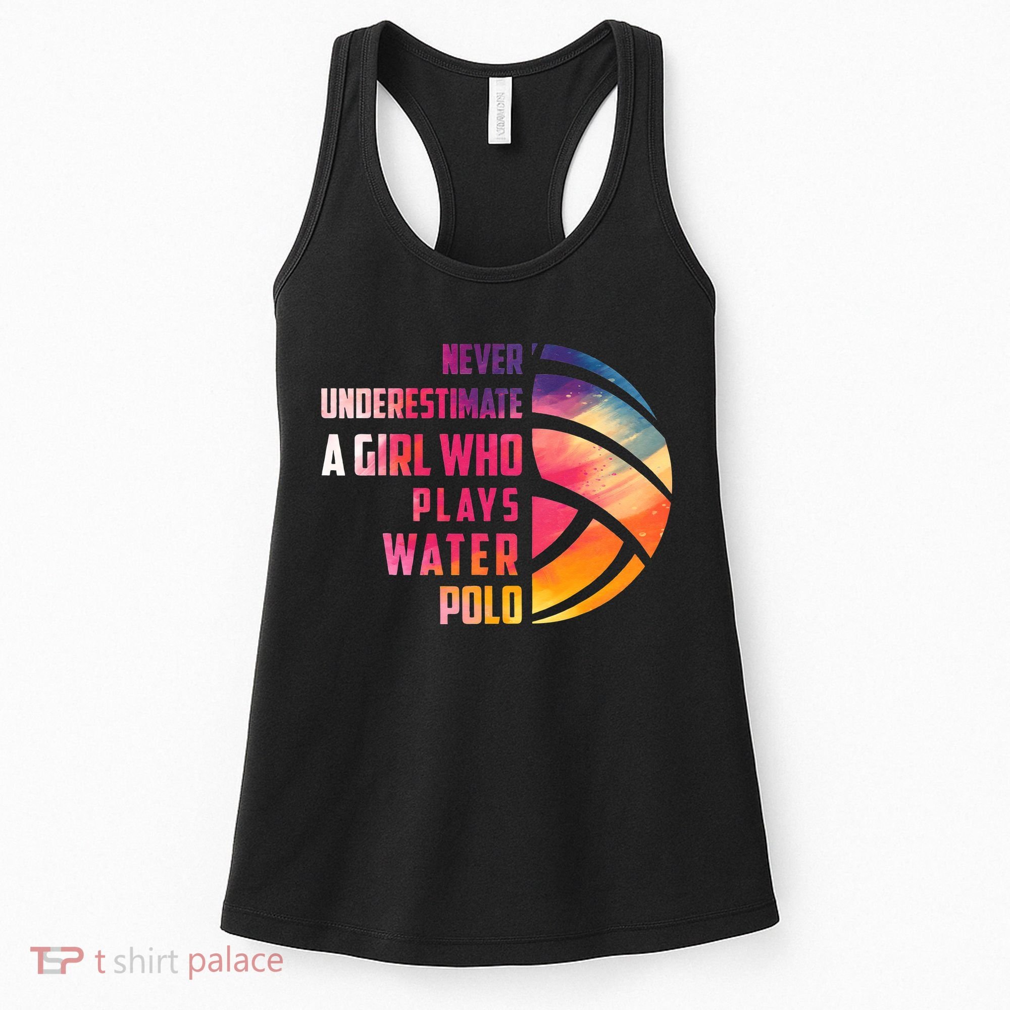 Funny A Who Play Water Polo Sports Lover Women's Tank Top