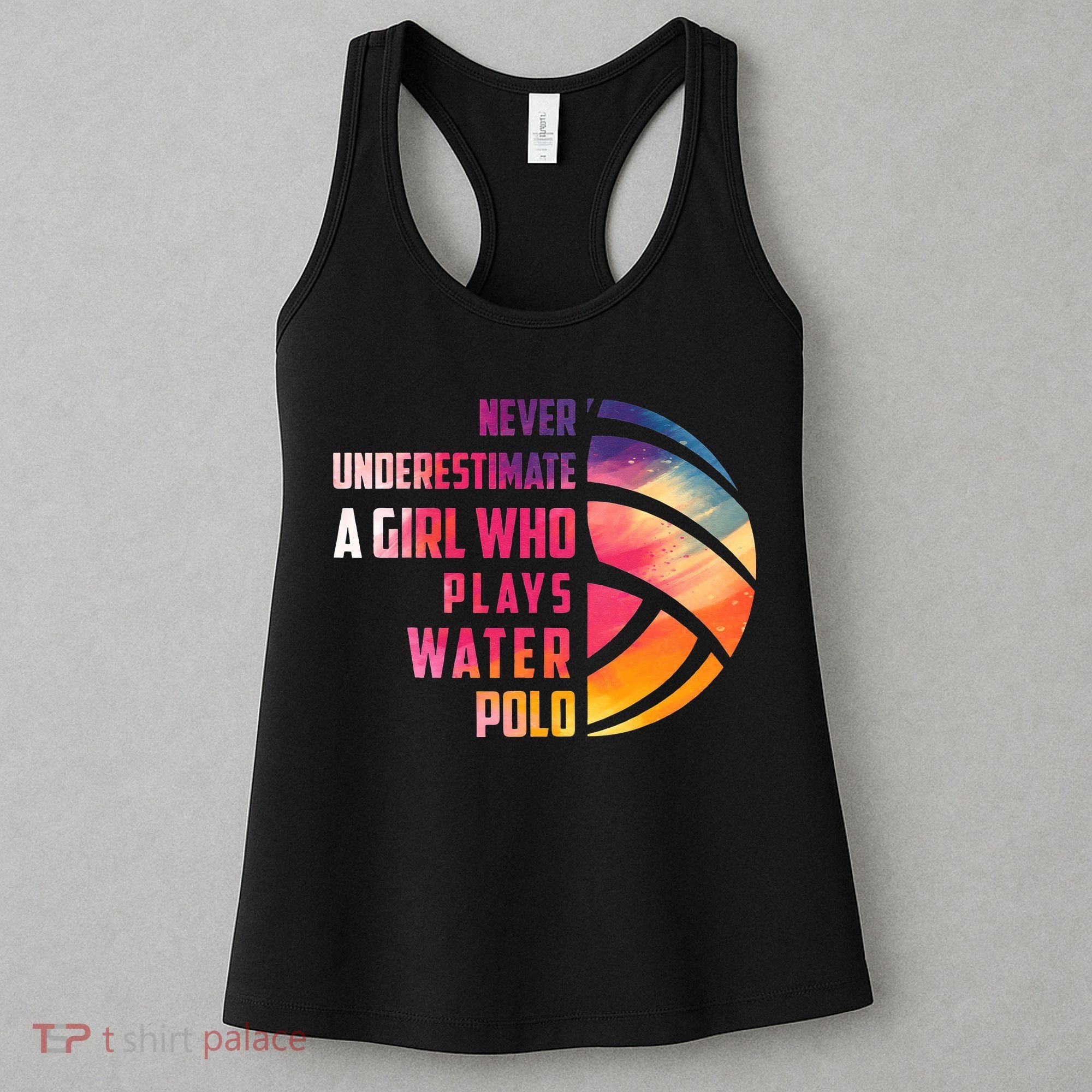Funny A Who Play Water Polo Sports Lover Women's Tank Top