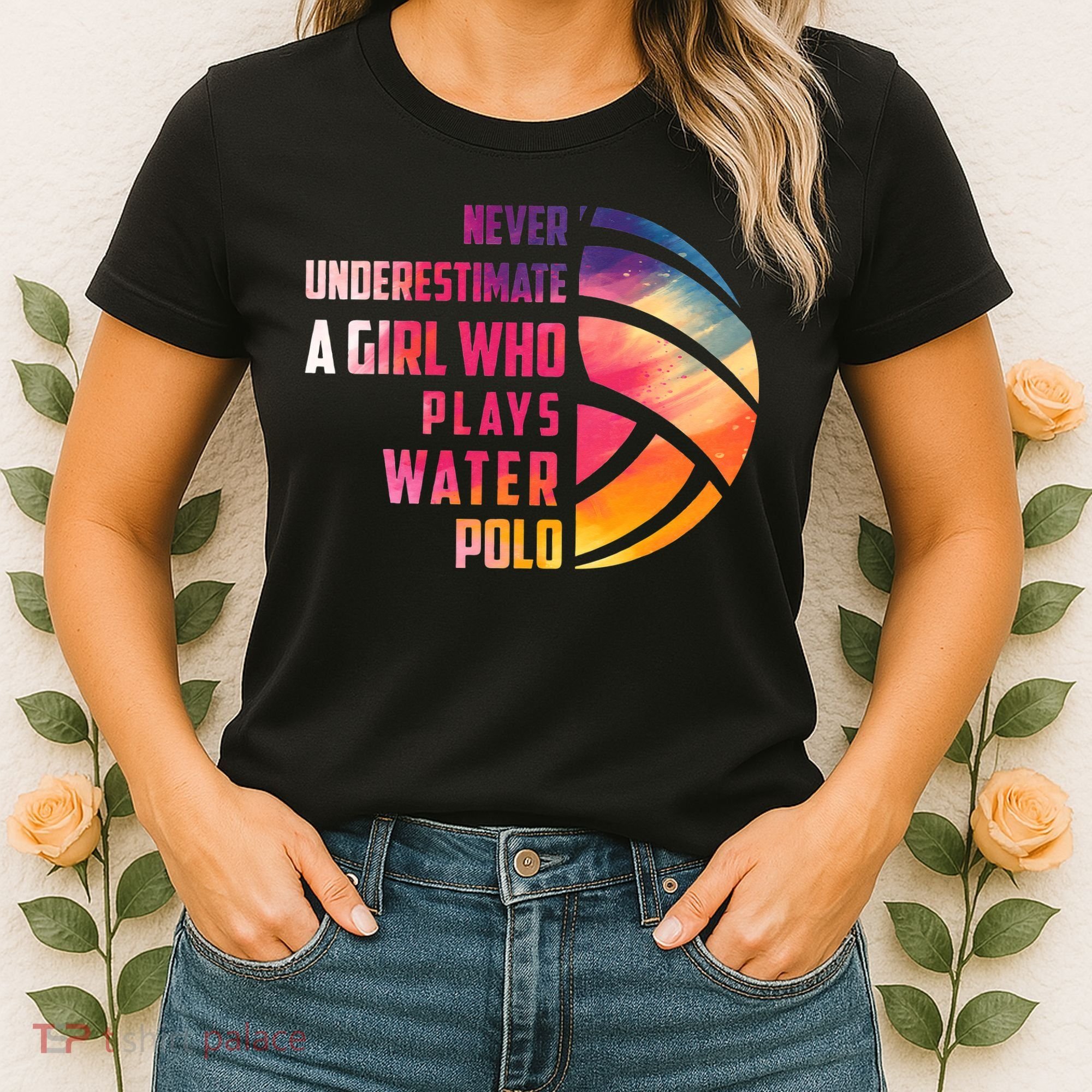Funny A Who Play Water Polo Sports Lover Women's T-Shirt