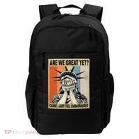 Funny Are We Great Yet Cause I Just Feel Embarrassed Backpack thumb 0