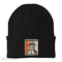 Funny Are We Great Yet Cause I Just Feel Embarrassed Beanie thumb 0