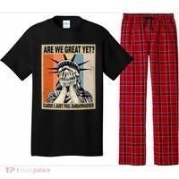 Funny Are We Great Yet Cause I Just Feel Embarrassed Pajama Set thumb 0