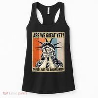 Funny Are We Great Yet Cause I Just Feel Embarrassed Women's Tank Top thumb 0