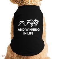Fifty And Winning In Life Doggie Tank thumb 0