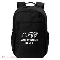 Fifty And Winning In Life Backpack thumb 0
