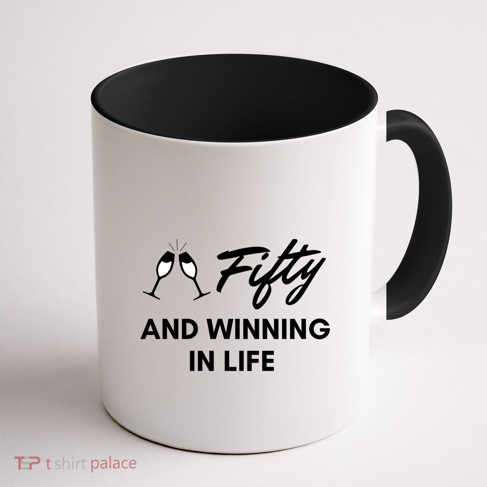 Fifty And Winning In Life Coffee Mug