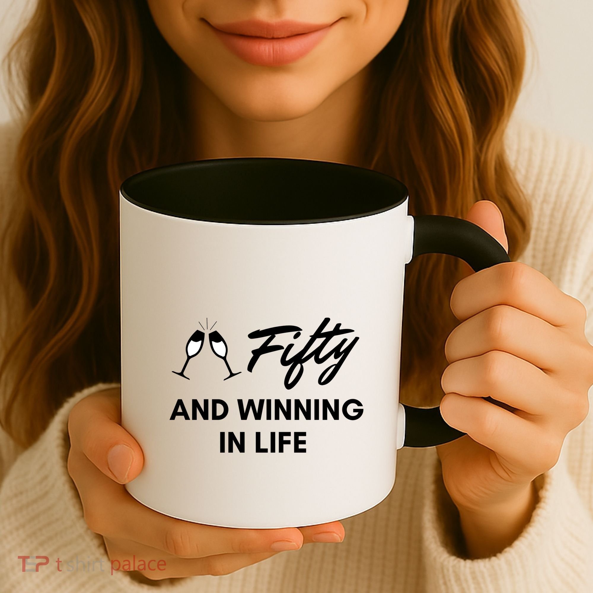 Fifty And Winning In Life Coffee Mug