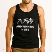 Fifty And Winning In Life Tank Top thumb 3
