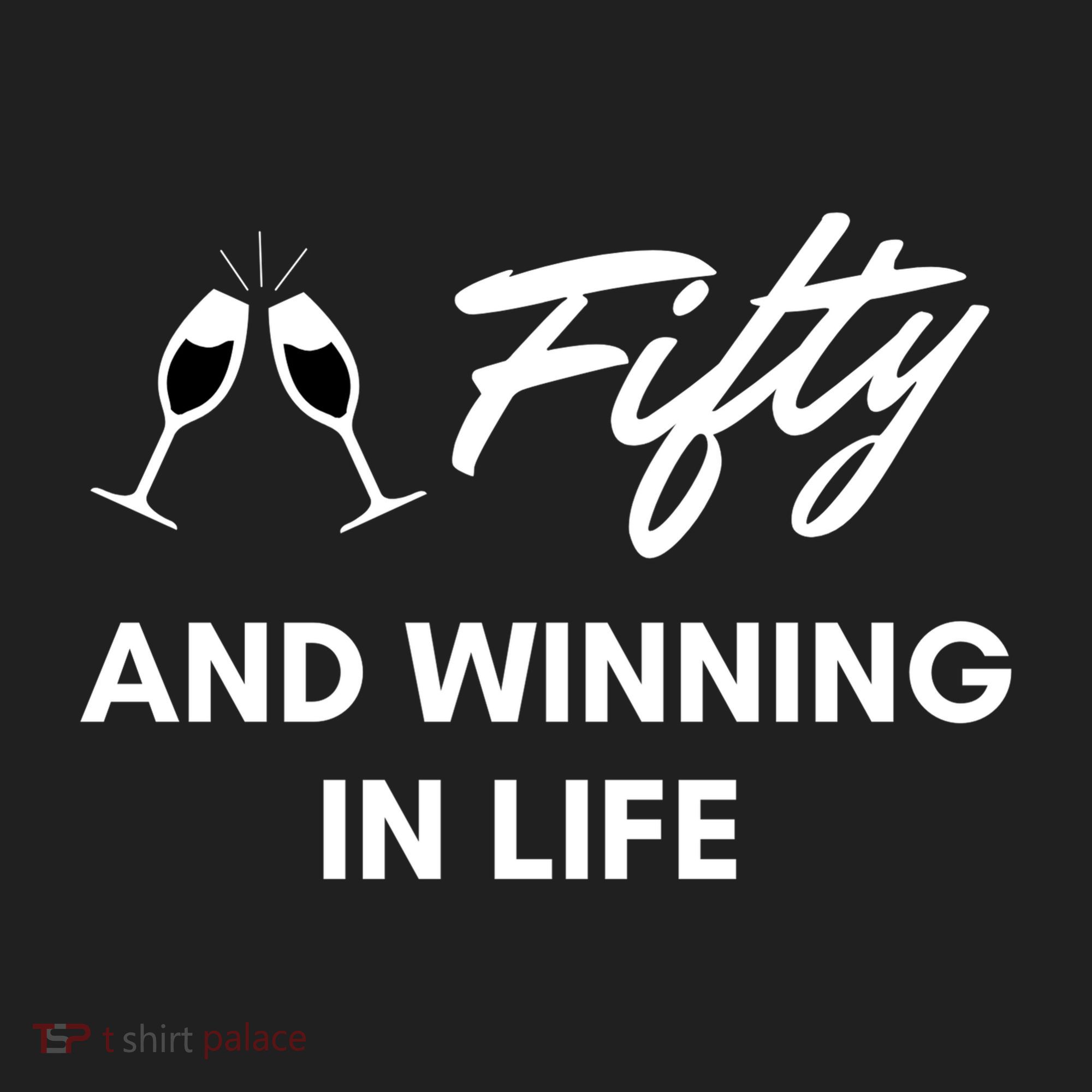 Fifty And Winning In Life Golf Towel
