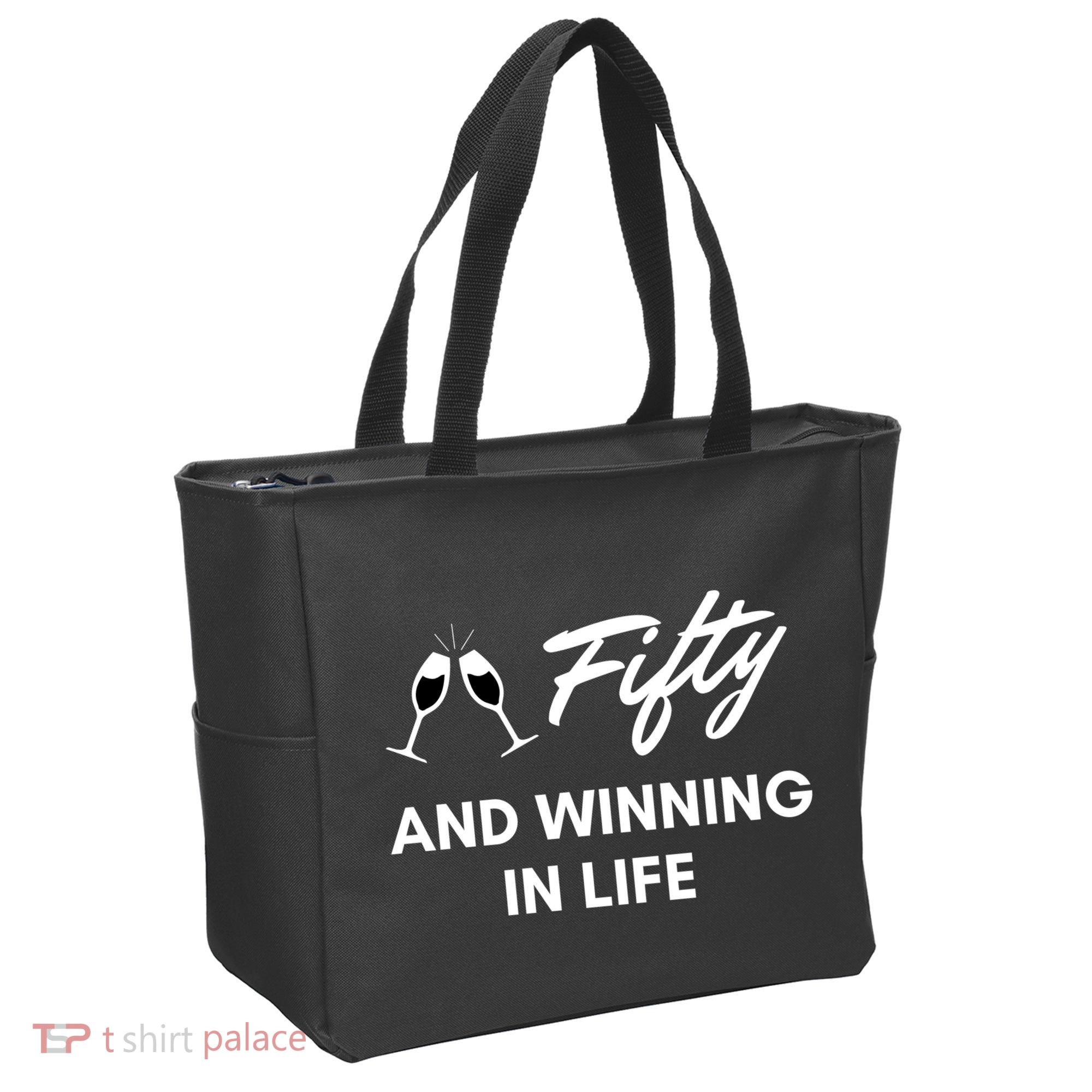Fifty And Winning In Life Tote Bag