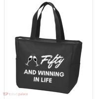 Fifty And Winning In Life Tote Bag thumb 3