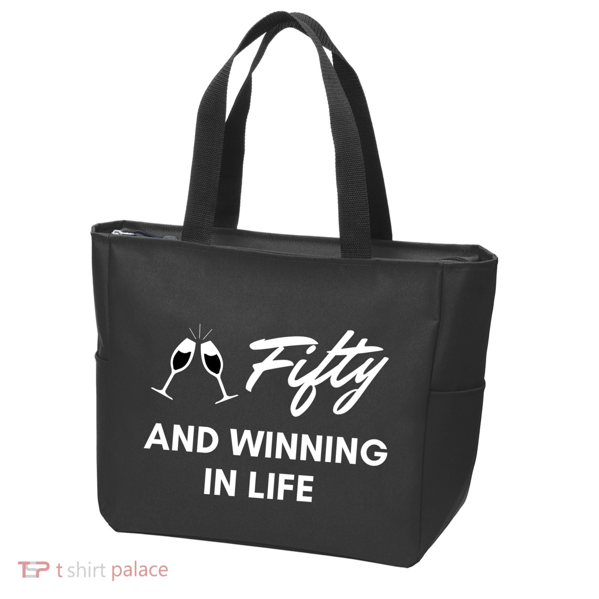Fifty And Winning In Life Tote Bag