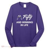 Fifty And Winning In Life Long Sleeve Shirt thumb 0