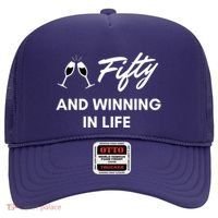 Fifty And Winning In Life Hat thumb 0
