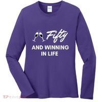 Fifty And Winning In Life Women's Long Sleeve Shirt thumb 0