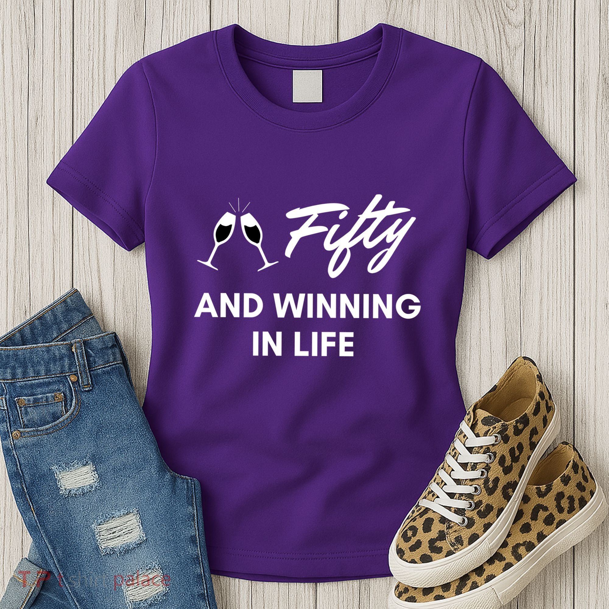 Fifty And Winning In Life Women's T-Shirt