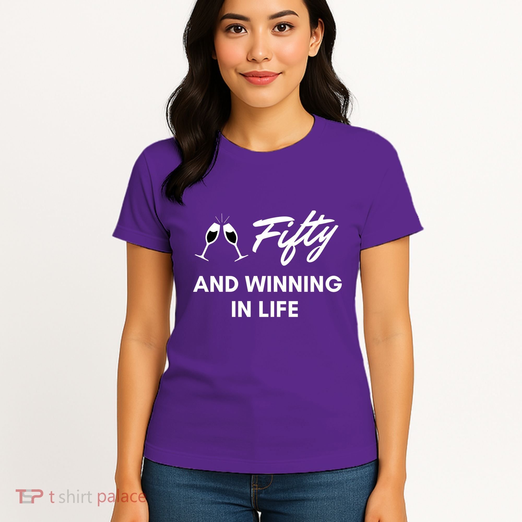 Fifty And Winning In Life Women's T-Shirt