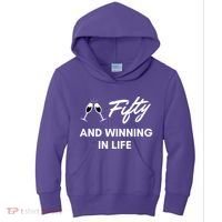 Fifty And Winning In Life Kids Hoodie thumb 0