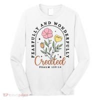 Fearfully And Wonderfully Christian Floral Long Sleeve Shirt thumb 0