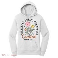 Fearfully And Wonderfully Christian Floral Women's Hoodie thumb 0