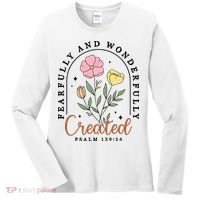Fearfully And Wonderfully Christian Floral Women's Long Sleeve Shirt thumb 0