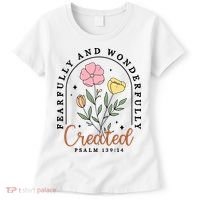 Fearfully And Wonderfully Christian Floral Women's T-Shirt thumb 0