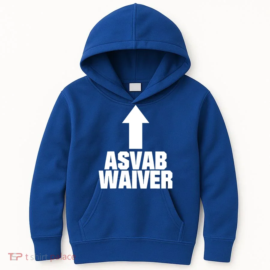 Funny ASVAB Waiver Kids Hoodie