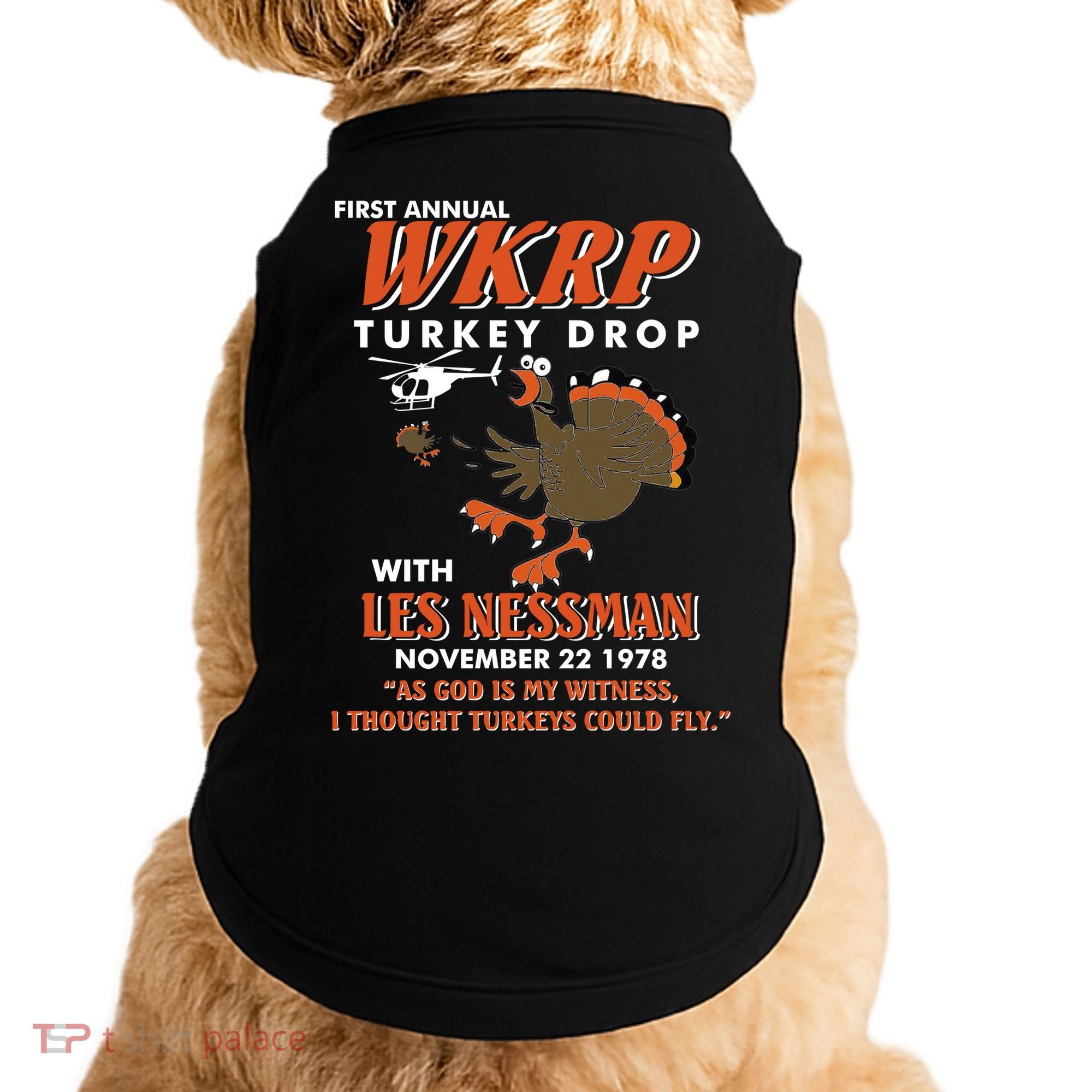 First Annual Wkrp Turkey Drop With Les Nessman Doggie Tank