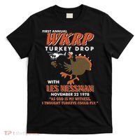 First Annual Wkrp Turkey Drop With Les Nessman T-Shirt thumb 0