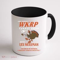 First Annual Wkrp Turkey Drop With Les Nessman Coffee Mug thumb 1