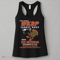 First Annual Wkrp Turkey Drop With Les Nessman Women's Tank Top thumb 3