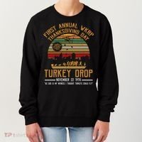 First Annual WKRP Thanksgiving Day Turkey Drop Women's Sweatshirt thumb 0
