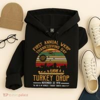First Annual WKRP Thanksgiving Day Turkey Drop Hoodie thumb 4
