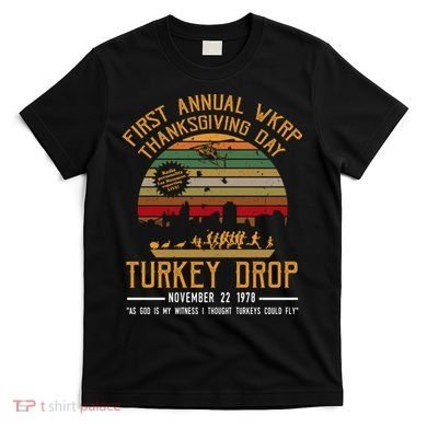 First Annual WKRP Thanksgiving Day Turkey Drop T-Shirt