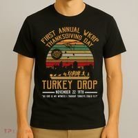 First Annual WKRP Thanksgiving Day Turkey Drop T-Shirt thumb 3
